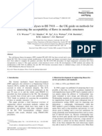 3 - Engineering Critical Analyses To BS 7910 - in UK Guide On Methods For Assessing The Acceptability of Flaws in Metallic Structur