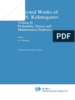 (Mathematics and Its Applications 26) Shiryayev A. N. - Selected Works of A.N. Kolmogorov. Volume II - Probability Theory and Mathematical Statistics-Springer (1992)