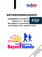 Entrepreneurship 11 - Q3 - LAS - Week3