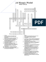 Crossword Puzzle Biology