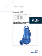 Amarex KRT: Manual de Instrucciones de Servicio/montaje