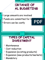 Lecture 5 - Capital Budgeting