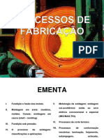 Processo de Fabricação - FORJAMENTO E ESTAMPAGEM