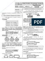 3º ANO - Tabela Periodica - Propriedades Periodica