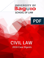 Civil Law 2018 Case Digests