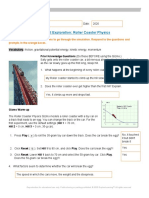 Roller Coaster Gizmo PDF