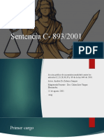 Sentencia C - 893