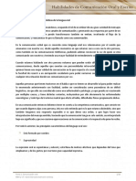 Tema 2 Habilidades de Comunicación Oral y Escrita