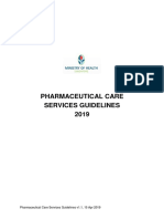 Pharmaceutical Care Services Guidelines v1.1, 15 Apr 2019