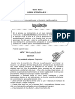 Lenguaje 5° Básicos Clases 1 A 3 Marzo