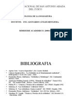 Tecnologia de La Soldadura Semestre 2008-II