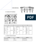 Unit 1-Greetings & Introductions: A. Grammar & Vocabulary