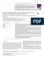 The Effects of Premature Infant Oral Motor Intervention (PIOMI) On Oral Feeding of Preterm Infants - A Randomized Clinical Trial