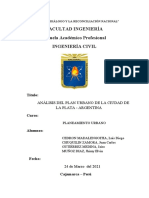 Análisis Del Plan Urbano de La Ciudad de La Plata - Argentina