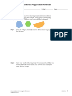 Investigation - Is There A Polygon Sum Formula?: You Will Need: Protractor