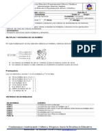 Matematicas para Grado Quinto Semanas 3-4