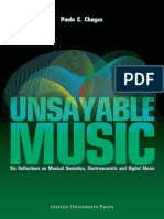 Paulo C. Chagas - Unsayable Music - Six Reflections On Musical Semiotics, Electroacoustic and Digital Music-Leuven University Press (2014)