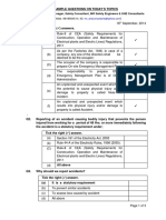 Sample Question Paper - CBIP - CEA & Electrical Safety - 2016