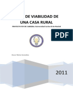 Plan de Viabilidad de Una Casa Rural Proyecto Fin de Carrera