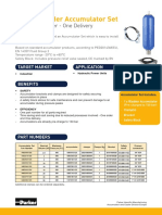 NEW - Bladder Accumulator Set: One Part Number - One Delivery