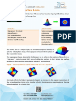 Vortex Lens: Features Applications