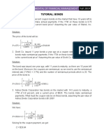 Fundamental of Financial Management Fall 2019: Tutorial: Bonds