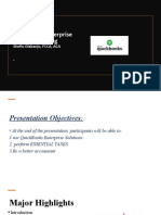 QuickBooks Enterprise Solution Presentation