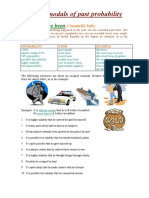 Past Modals of Speculation