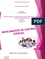 Medicamentos de Control Especial