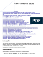 Cheat Sheet Common Wireless Issues: Components Used