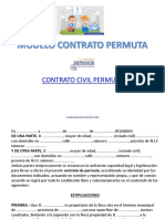 Modelo Contrato Permuta 2017 PP