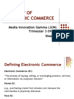 Overview of Electronic Commerce: Media Innovation Gamma (JUN) Trimester 3 09/10 Week 2