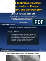 Case and Technique Reviews: Calcified Lesions, Plaque Modification, and Atherectomy