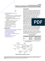 Opa810 140-Mhz, Rail-To-Rail Input and Output, Fet-Input Operational Amplifier