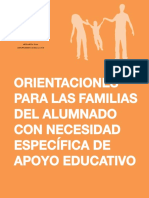 Orientaciones para Familias Alumnado Necesidad Especifica C