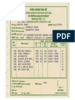 Class 10 - MarkSheet