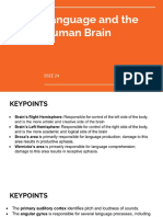 Slides For Language and The Human Brain