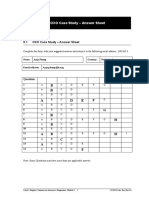 B A D E: OXO Case Study - Answer Sheet