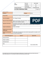 Research Topic Proposal Form