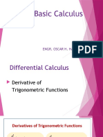 Basic Calculus: Engr. Oscar H. Halamani, JR