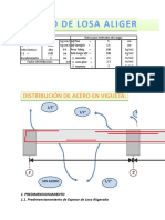 Diseño de Losa Aligerada MODULO II