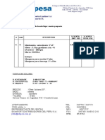 Cotizacion Motobomba EDIPESA