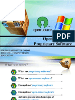 Open Source Vs Proprietary Software