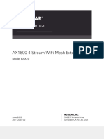 User Manual: Ax1800 4-Stream Wifi Mesh Extender