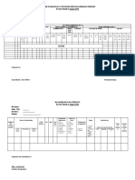 Monthly Barangay Consolidated Kasambahay Report For The Month of August 2020 Barangay: Mun. /city: Province: Region