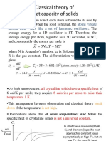 Classical Theory of Heat Capacity of Solids