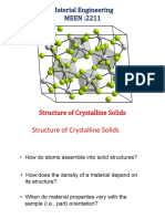 1-Structure of Solids (Metals)