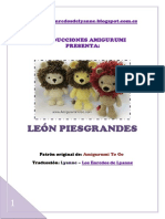 Leon Piesgrandes Amigurumi