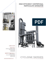 Cyclone Series: High Efficiency Centrifugal Particulate Separator