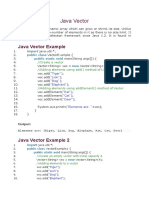 Vector Example Programs